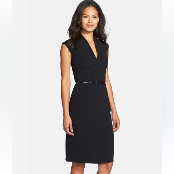 Boss Dresses & Skirts - Boss Difena Black Sleeveless Sheath Dress 12